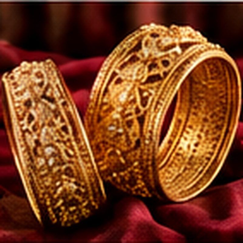 Gold bangles