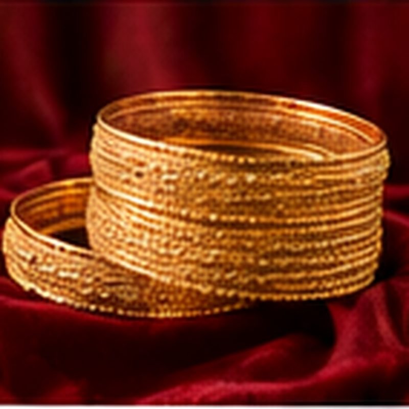 Plain gold ornaments